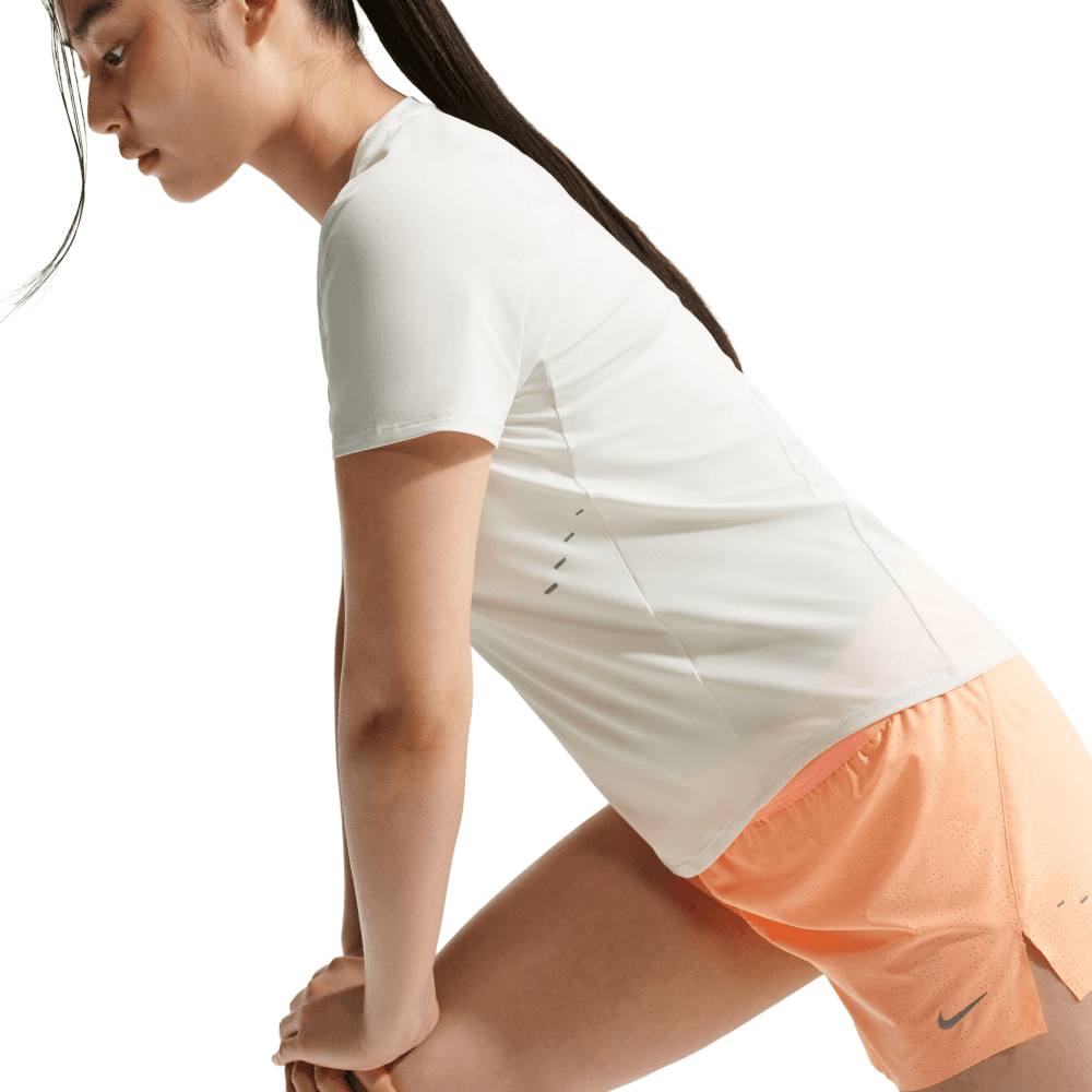 W's Swift Dri-Fit Short-Sleeve Running Top Sail/Reflective Silv, view: 2