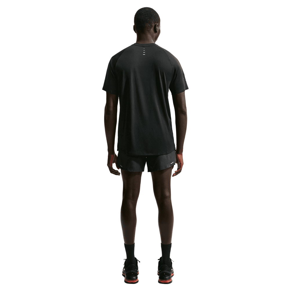M's Stride Dri-Fit Adv Short-Sleeve Running Top Black/Reflective Silv, view: 4