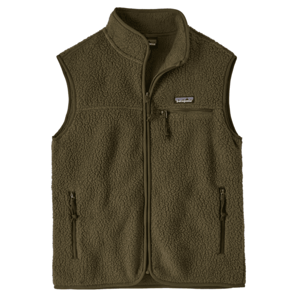 W's Retro Pile Vest Basin Green, view: 0
