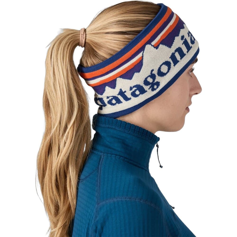 Powder Town Headband Hut Tripper Logo: Weathered Stone, view: 2