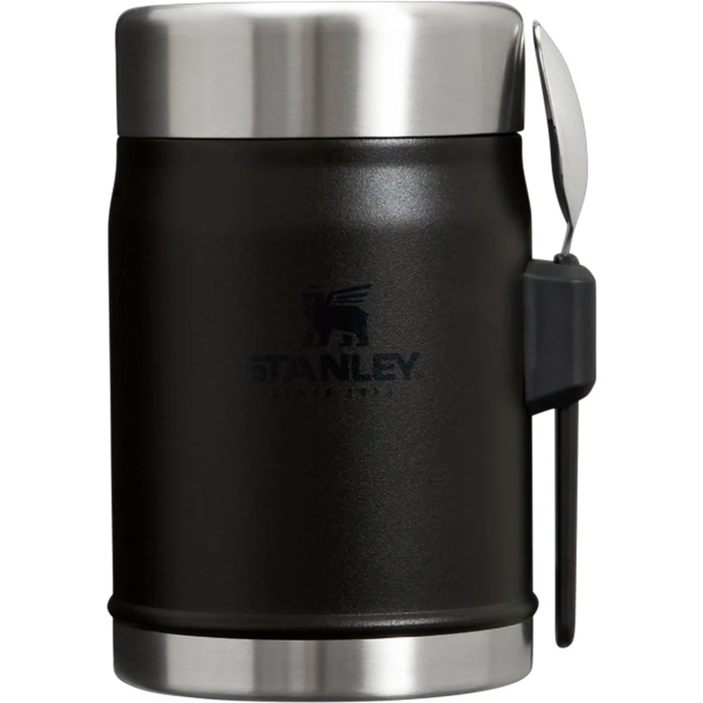 The Legendary Classic Food Jar + Spork Black 2.0, view: 0