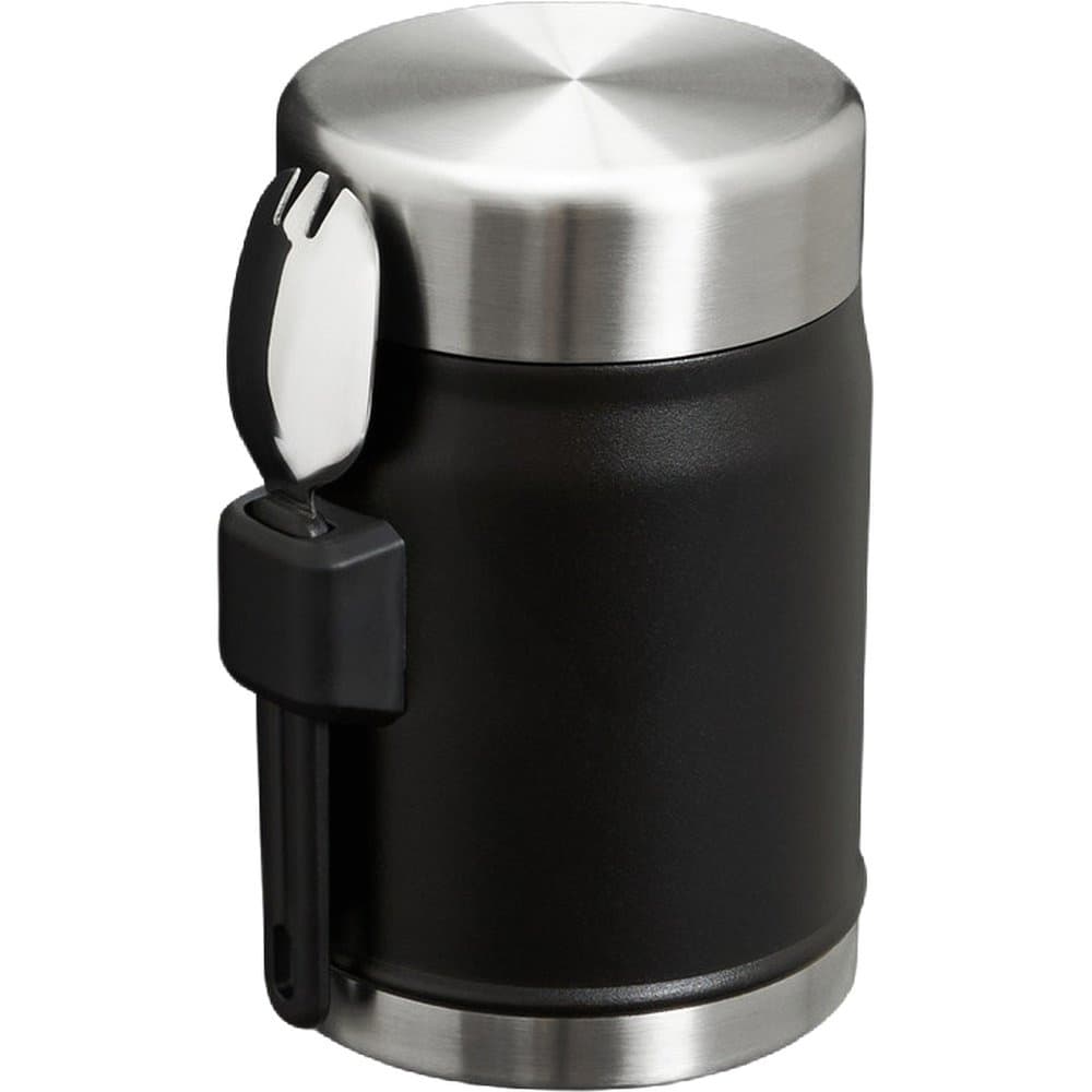 The Legendary Classic Food Jar + Spork Black 2.0, view: 1