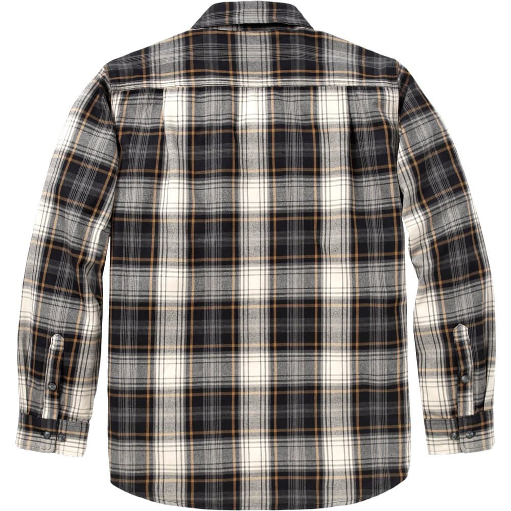 M's Hubbard Loose LS Plaid Shirt Black, view: 1