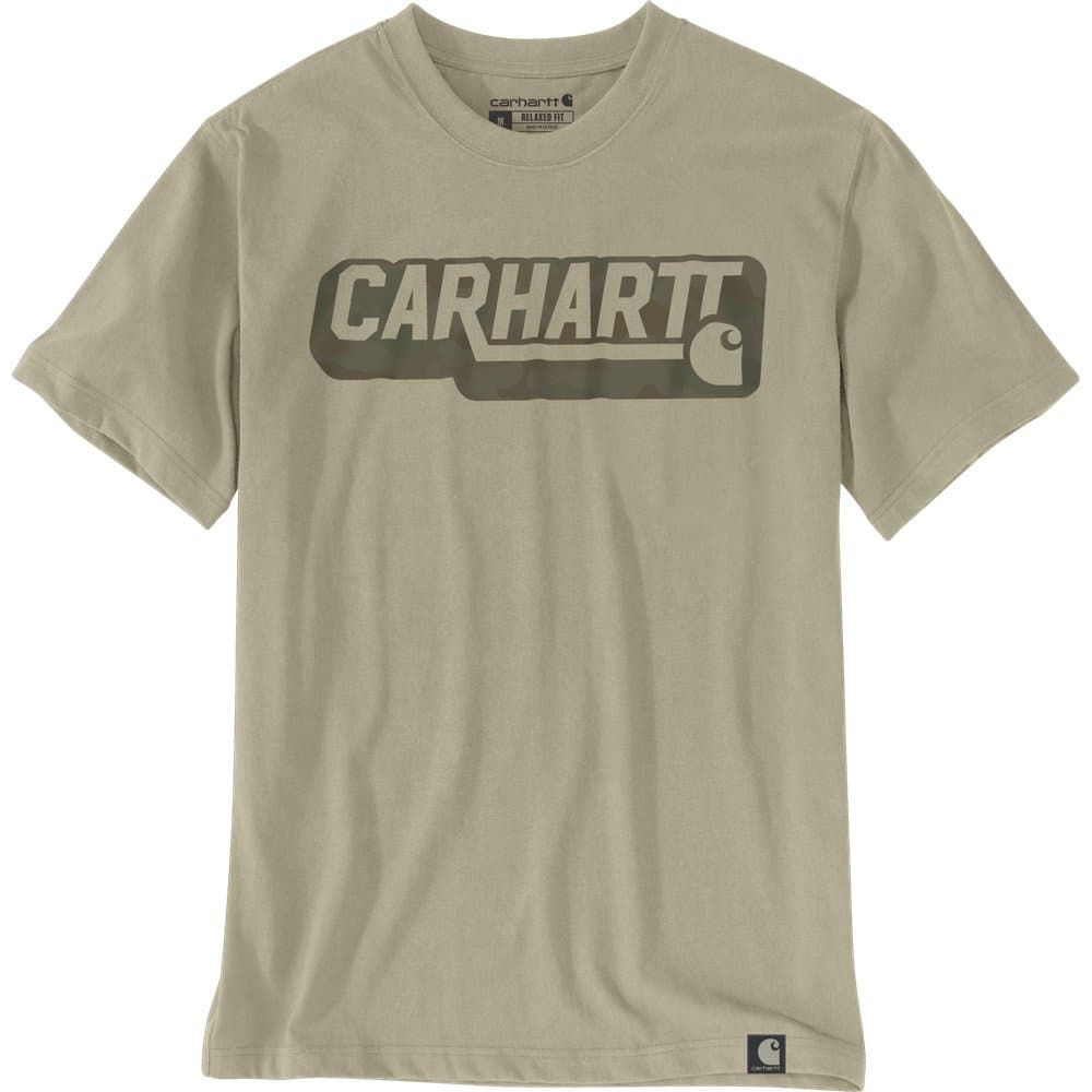 Irvine Relaxed Camo Logo T-Shirt Faded Fatigue, view: 0