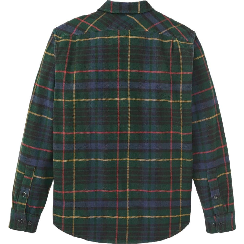 Vintage Flannel Work Shirt Green / Navy Plaid, view: 1