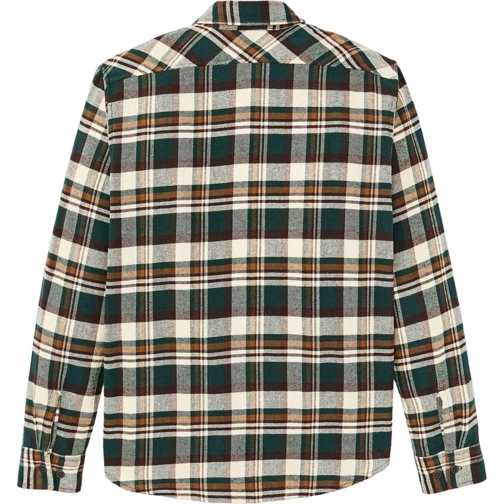 The Rangeland Flannel Shirt Green / Bronze Plaid, view: 1