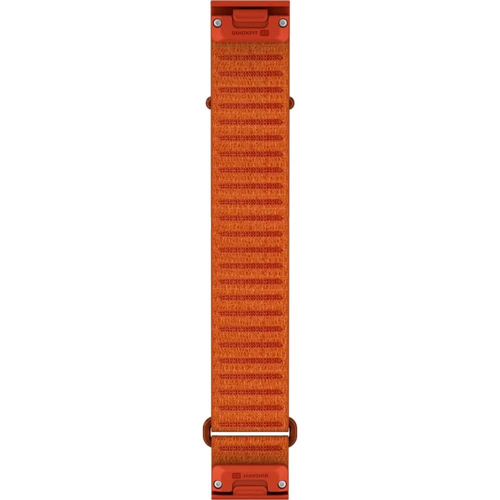 Quickfit 22 Watch Band Long Autumn Orange Comfortfit Fabric, view: 1