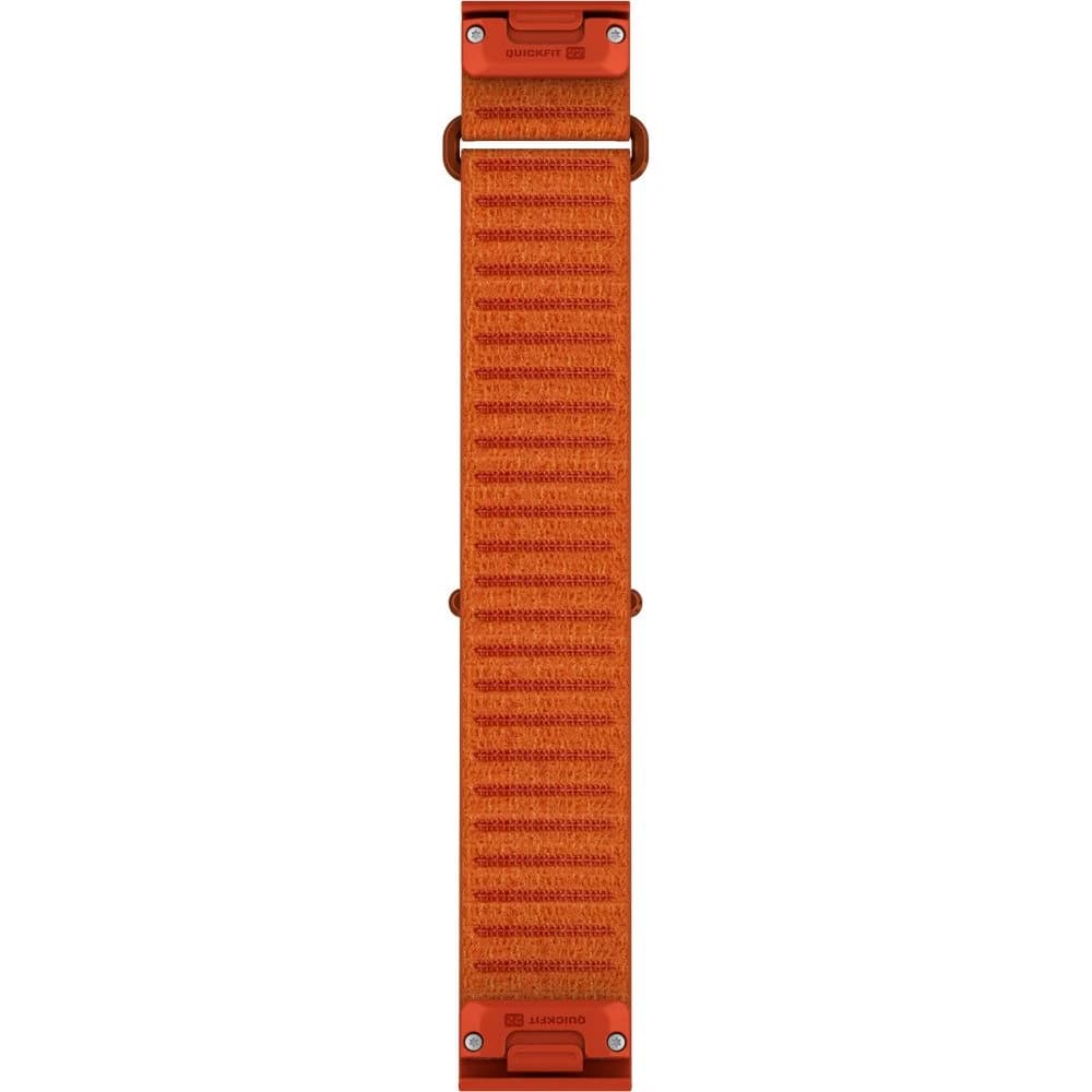 Quickfit 22 Watch Band Short Autumn Orange Comfortfit Fabric, view: 1