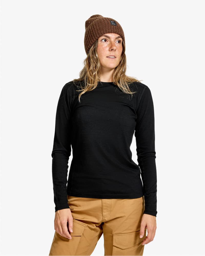 Gimmer Merino Lt Longsleeve Ws Black, view: 1
