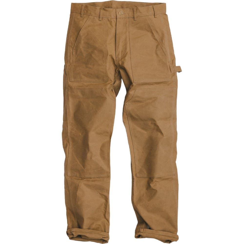 Waxed Workwear Pants Brown, view: 0