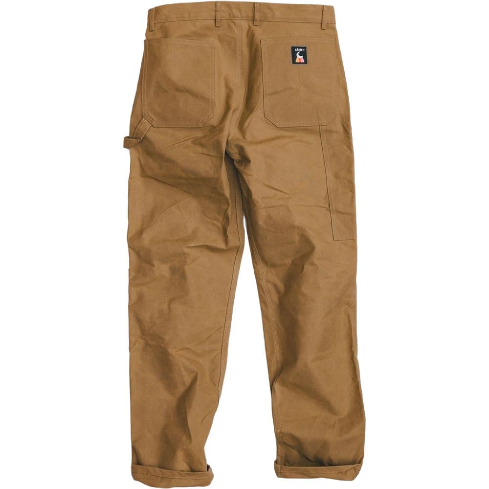 Waxed Workwear Pants Brown, view: 1