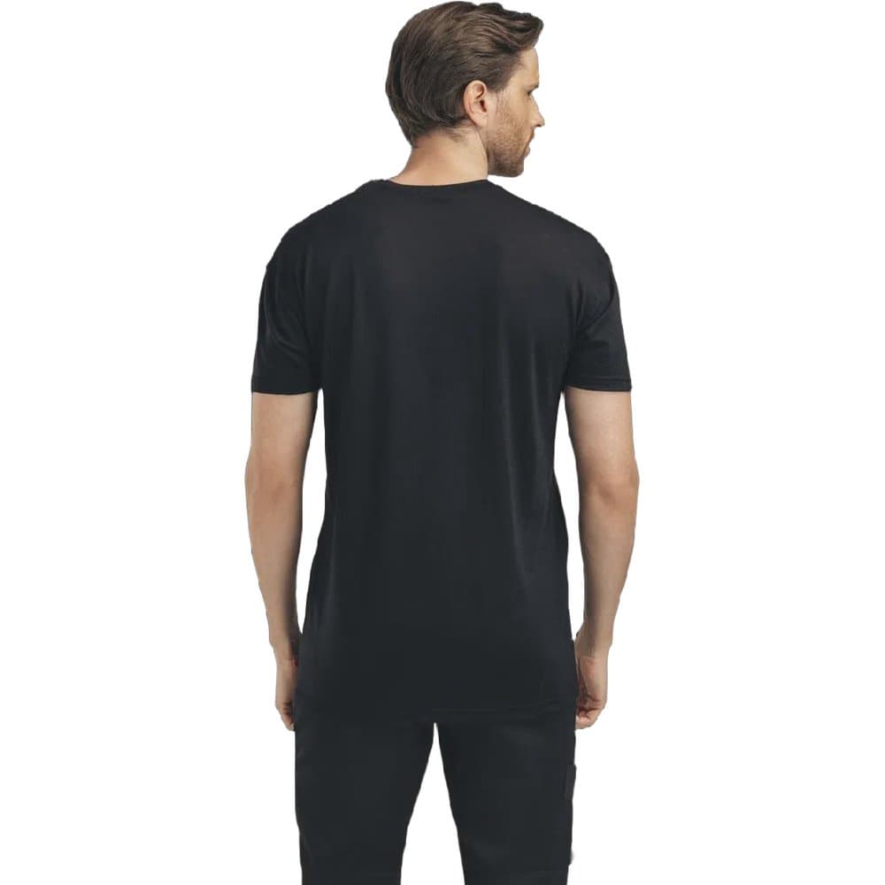 M's Lightwool 140 Classic Tee Mountain Jet Black, view: 4