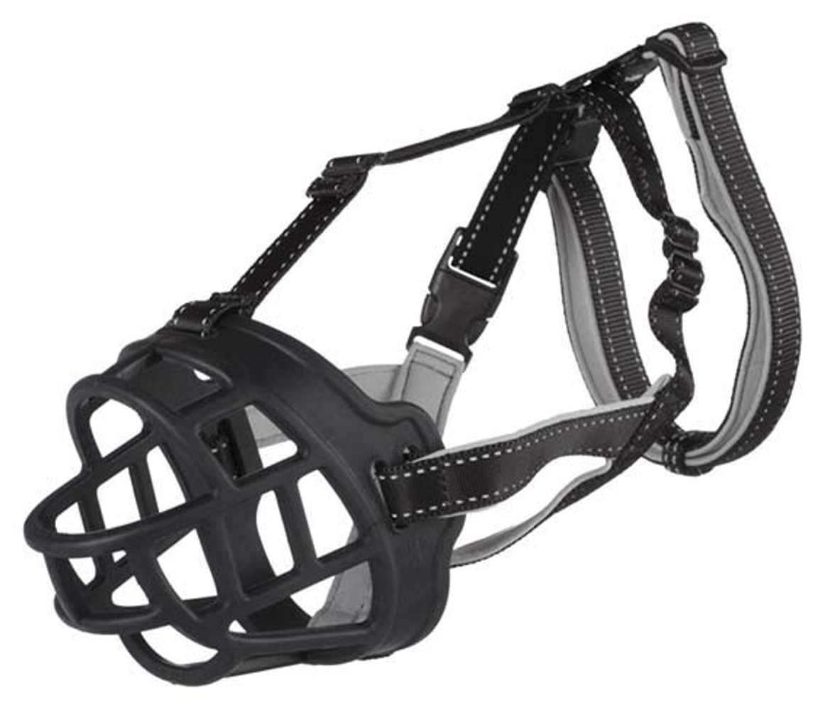 productImage: Munnkurv Muzzle Flex Silicon S Svart
