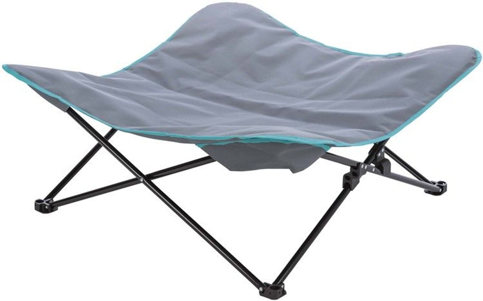 productImage: Campingseng 88x32x88 cm Mørk grå/Petrol