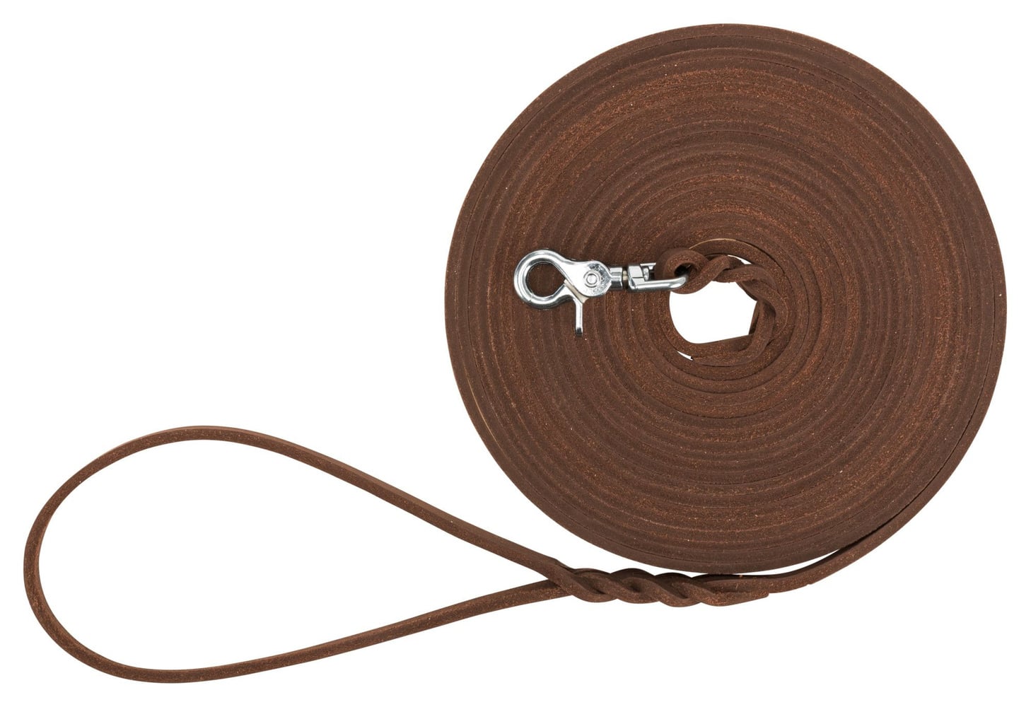 productImage: Rustic Råläder Spårlina 10 m/8 mm Mörkbrun