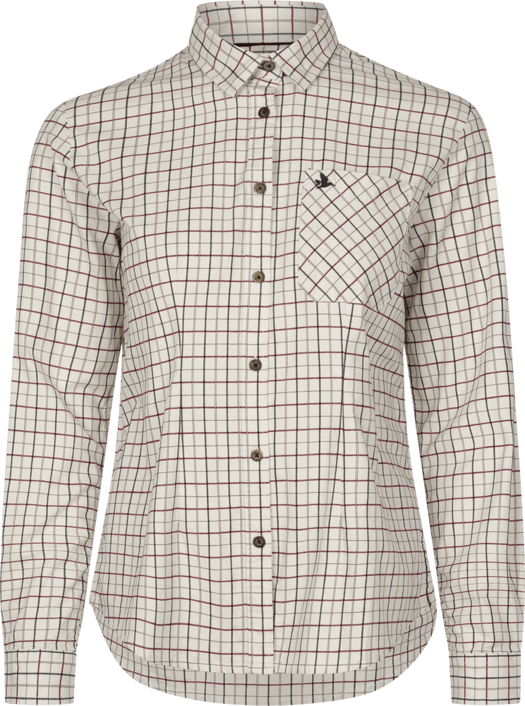 Kerry Shooting Shirt Cabernet/Blue Check, view: 1