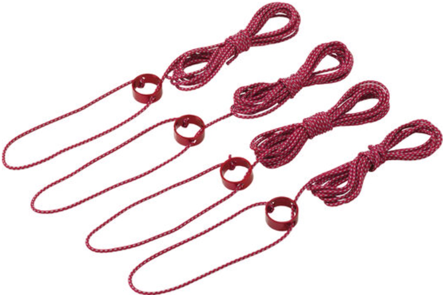 productImage: MSR Tent Guy Lines Medium 4-pakning Red