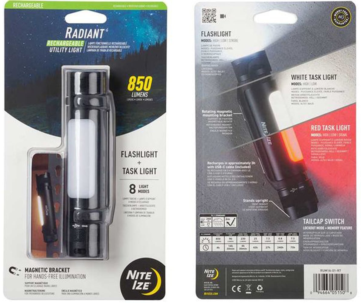 productImage: Radiant Rechargeable Utility Light
