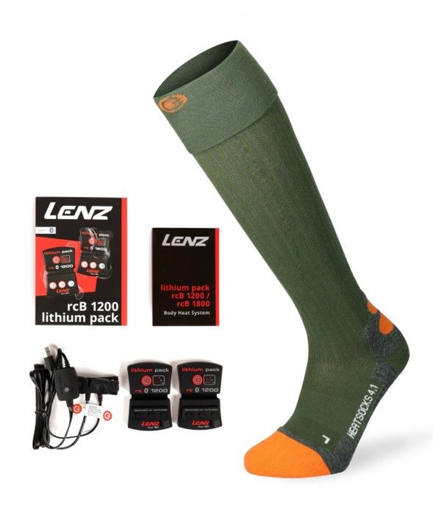 productImage: Set of Heat sock 4.1 + Lithium RCB 1200 Green/Orange