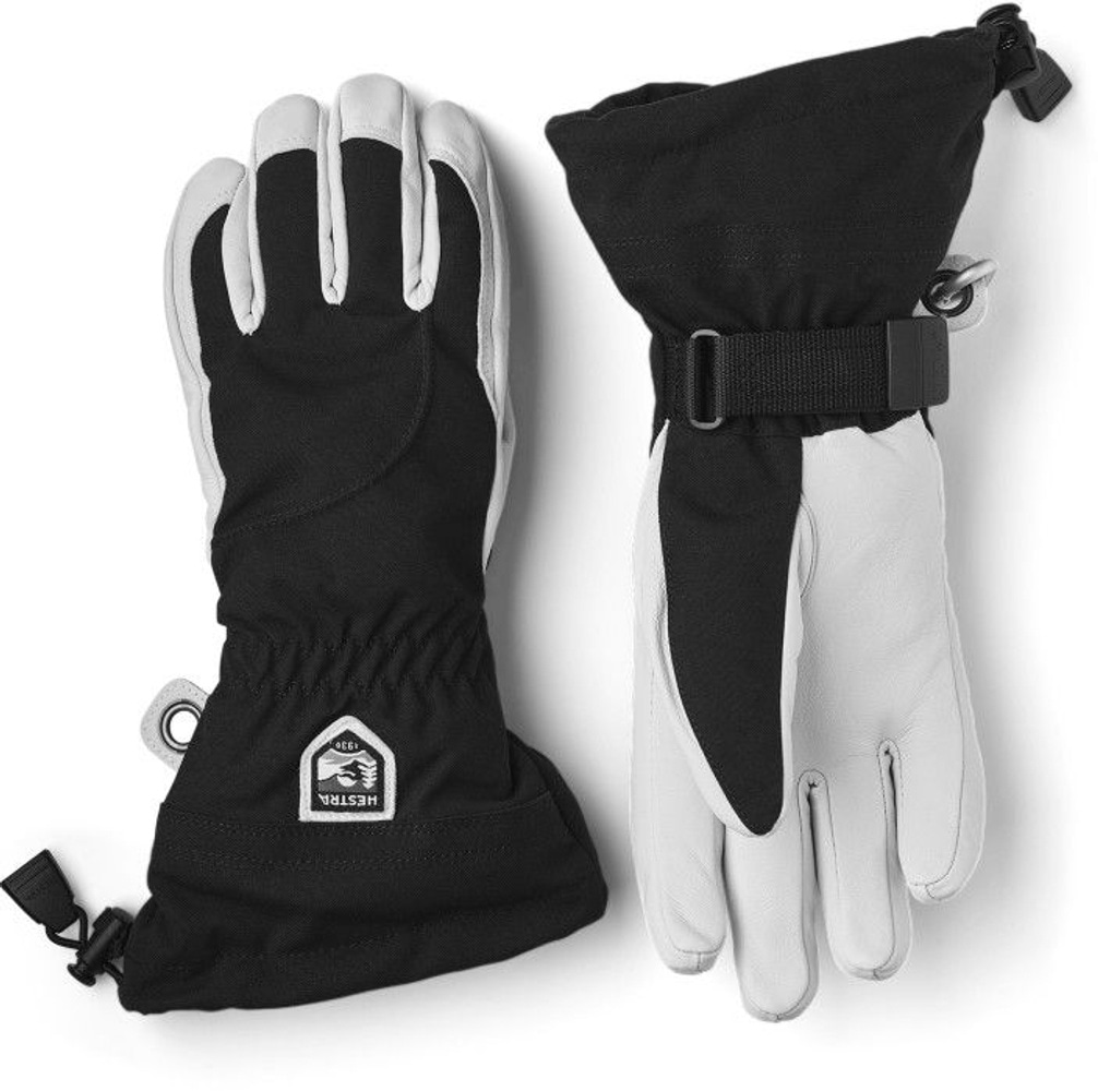 productImage: Heli Ski Female 5-finger Svart & offwhite