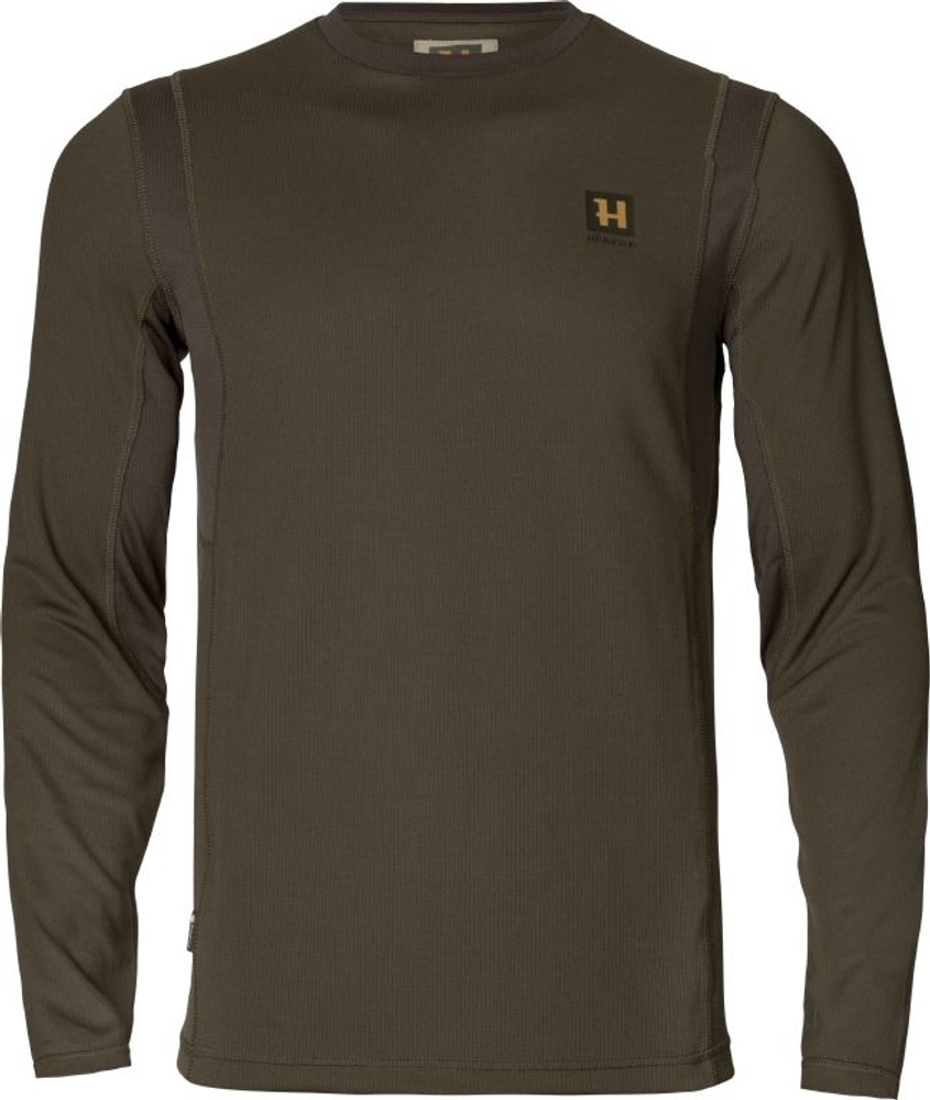 Hunter L/S T-Shirt Hunting Green/Shadow Brown, view: 1
