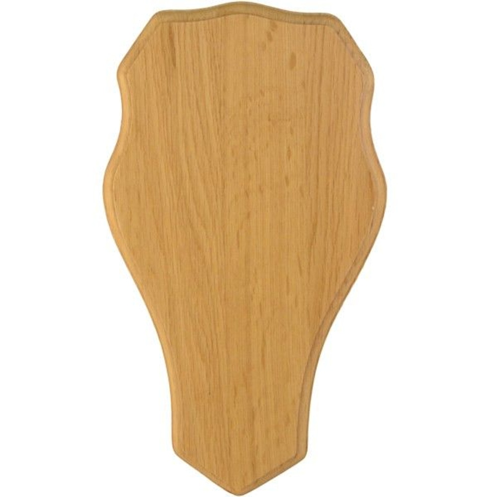 productImage: Troféskjold Lronhjort, Lys eik 48x25 cm
