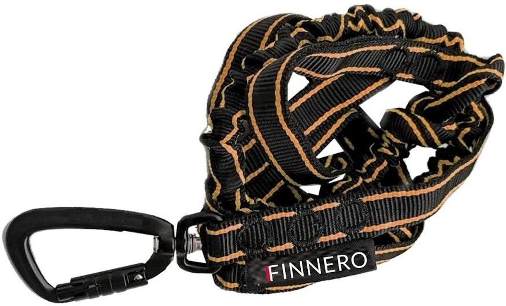 productImage: FinNero Elastiskt Kobbel POWER Svart/orange