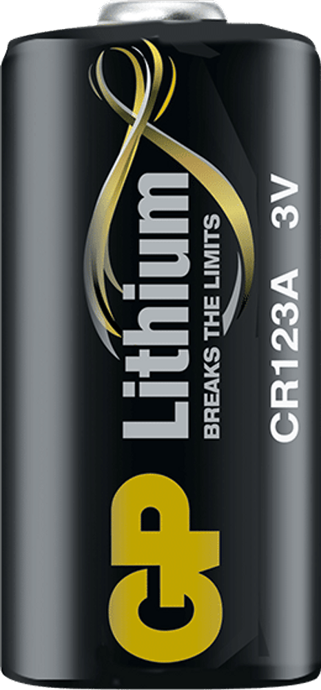 productImage: GP Lithium CR123A, 1-pack