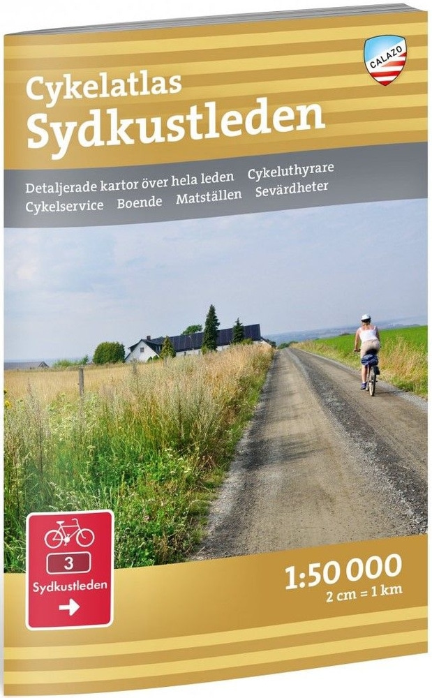 productImage: Cykelatlas Sydkustleden 1:50 000