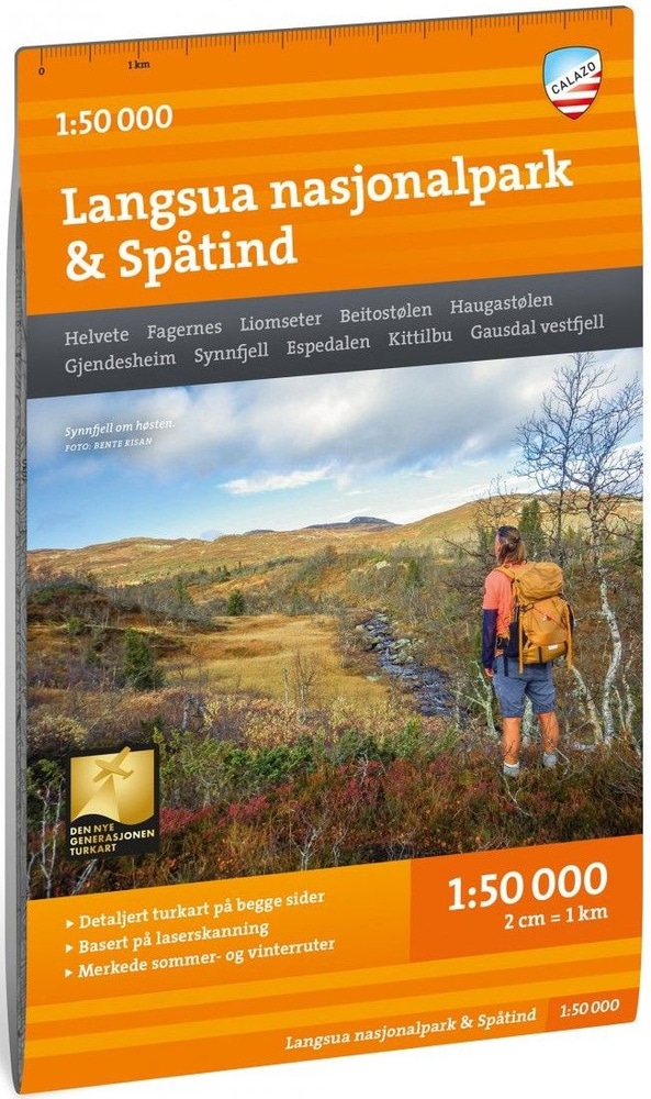 productImage: Turkart Langsua Nasjonalpark och Spåtind 1:50 000