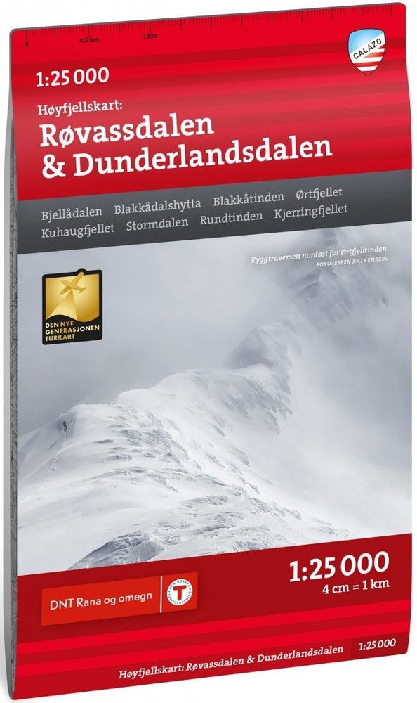 productImage: Høyfjellskart Røvassdalen & Dunderlandsdalen 1:25.000