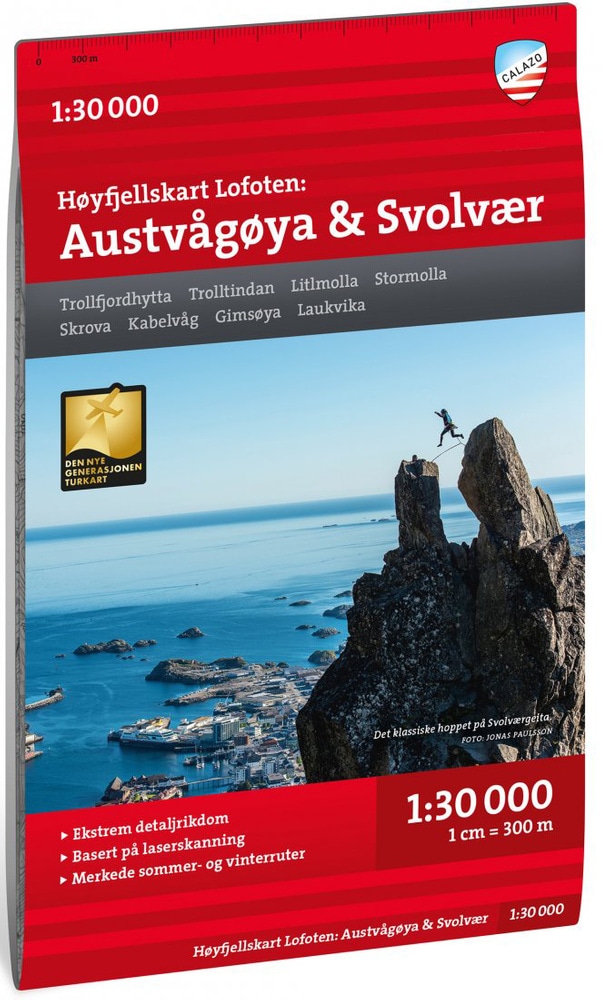 productImage: Høyfjellskart Lofoten: Austvågøya - Svolvær 1:30 000