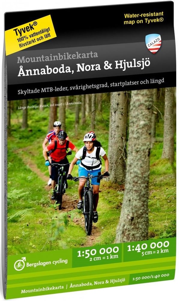 productImage: Mountainbikekarta: Ånnaboda, Nora & Hjulsjö 1:40 000/1:50 000