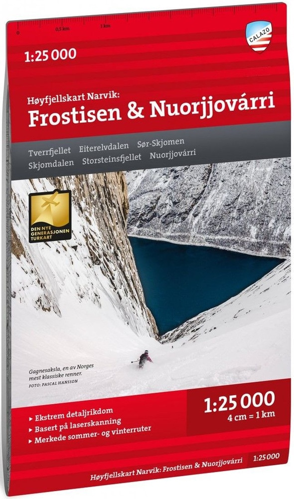 productImage: Høyfjellskart Narvik: Frostisen & Nuorjjovárri 1:25 000