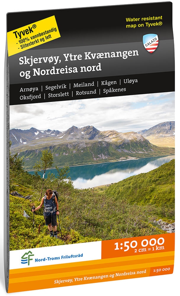 productImage: Turkart: Skjervøy, Ytre Kvænangen, Nordreisa Nord 1:50 000