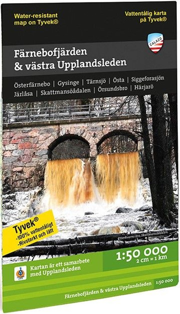 productImage: Färnebofjärden och västra Upplandsleden 1:50 000 2:a upplagan