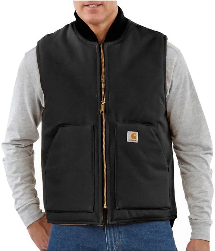productImage: M's Insulated Rib Collar Vest Carhartt® Black