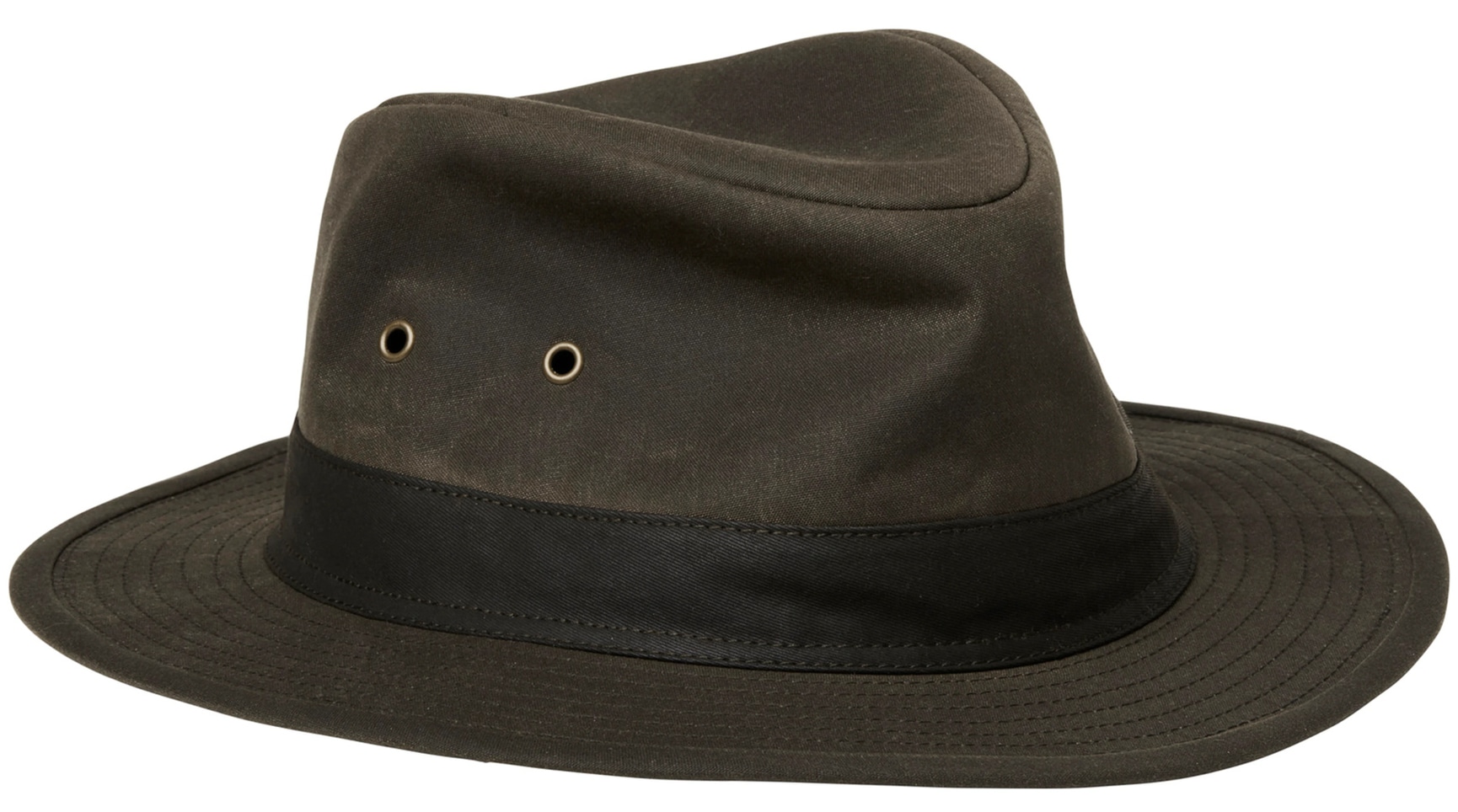 productImage: Cheavlier Bush Waxed Cotton Hat Leather Brown