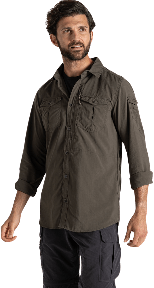 productImage: M's NosiLife Adventure LS Shirt III Woodland Green