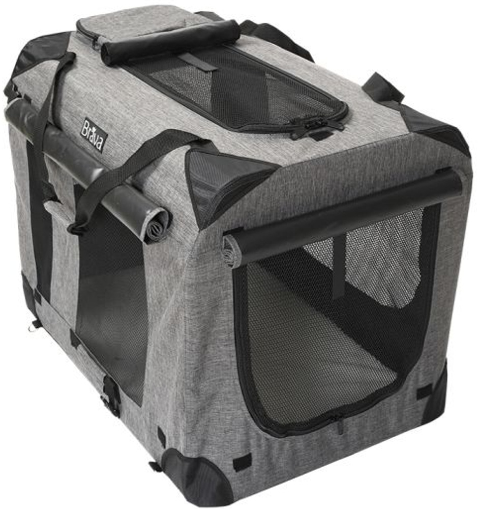 productImage: Highway Dog Crate Tarmac Grey M