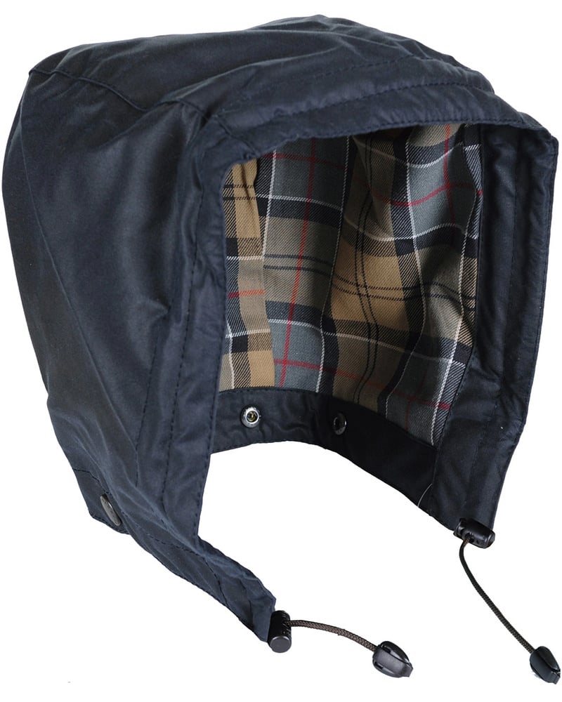 productImage: Wax Cotton Hood Navy