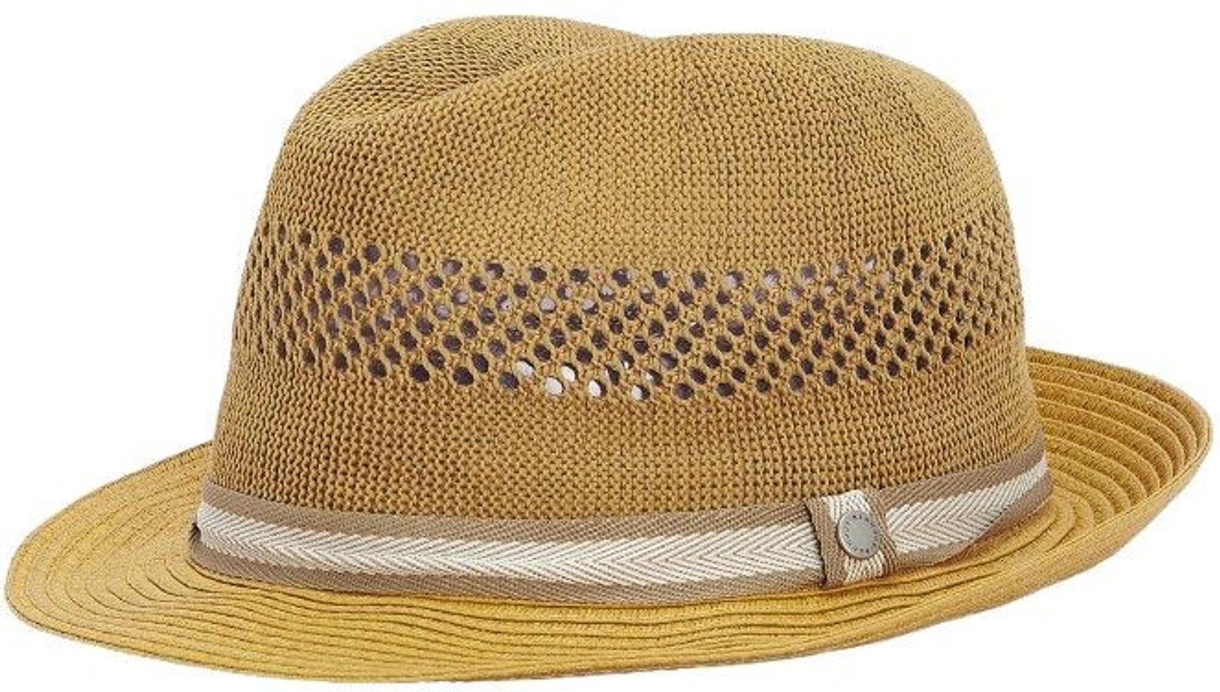 productImage: M's Craster Trilby Summer Hat Dark Tan