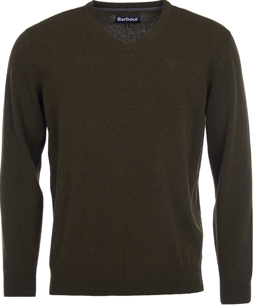 productImage: M's Essential Lambswool V-Neck Dundee Tartan