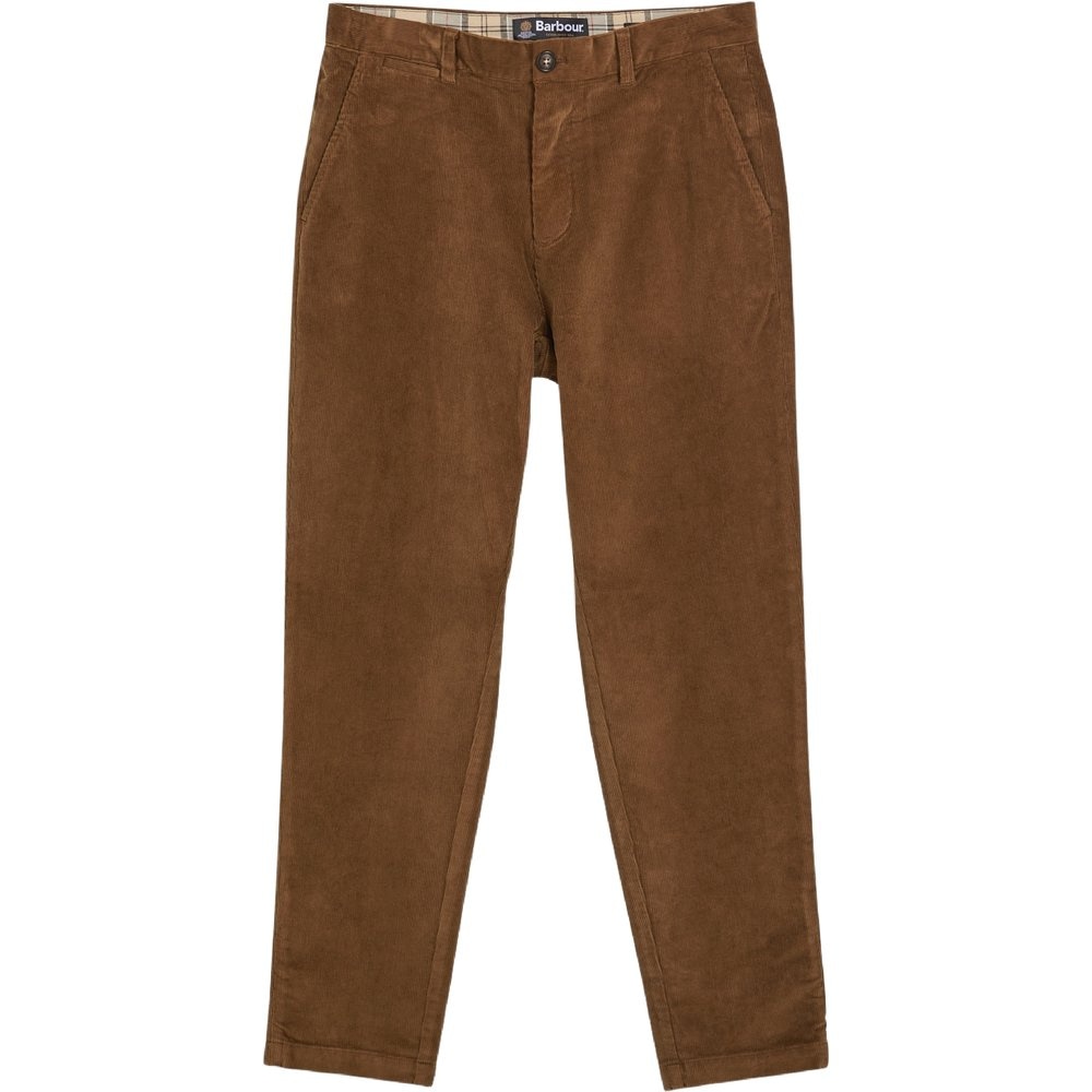 M's Stretch Tailored Fit Corduroy Dark Sand, view: 1