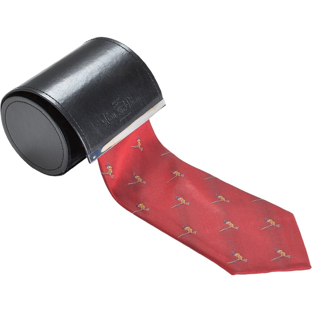 productImage: Ripon Silk Tie Standing Pheasant Red