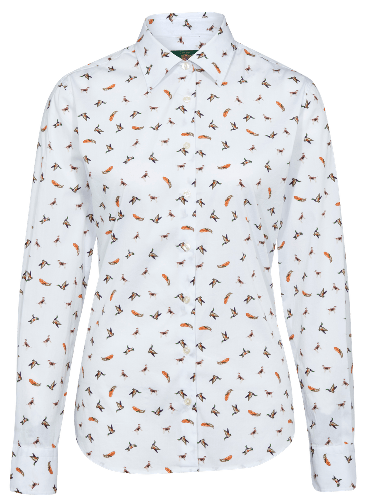 productImage: W's Lawen Printed Cotton Shirt White