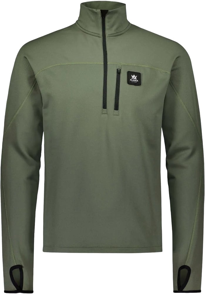 productImage: M's ThermoDry Half-Zip Top Olive