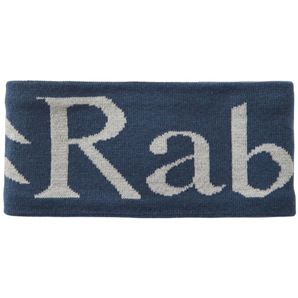 Rab Knitted Logo Headband Tempest Blue/Light Zinc, view: 1