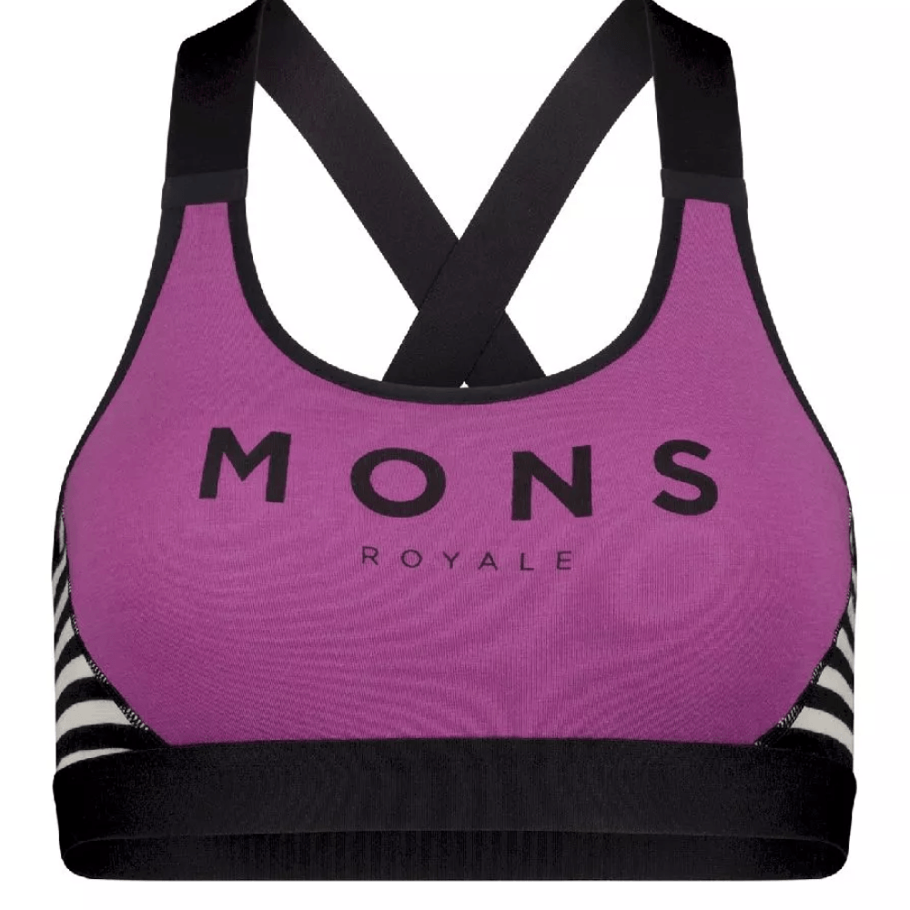 productImage: Stella Merino X-Back Bra Purple Bolt / Mr Stripe