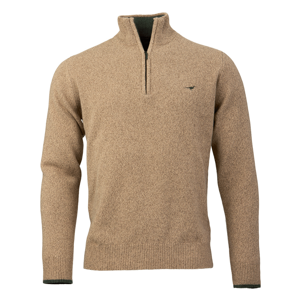productImage: M's Brompton Zip Neck Camel